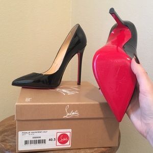 CHRISTIAN LOUBOUTIN Pigalle 120 black patent